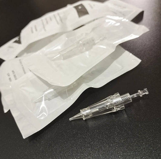 1P (1R) NEEDLE STAINLESS STEEL TRANSPARENT PLASTIC SHELL DISPOSABLE.